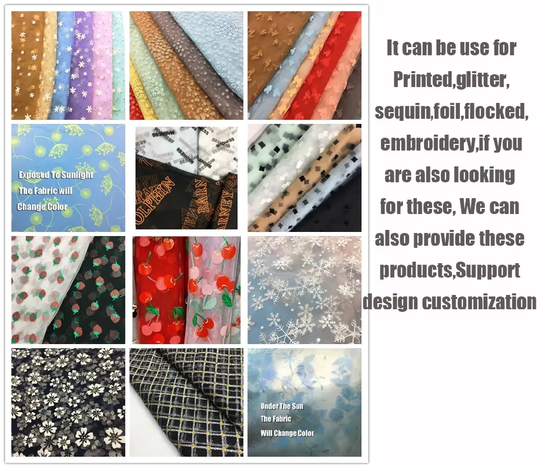 The Factory Pattern Custom Digital Printing Power Mesh Fabrics Stretch for Garments