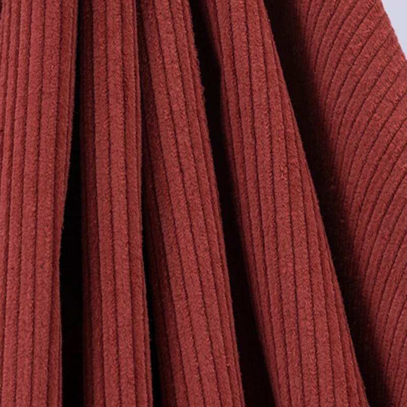 Manufacturer Wholesale 8 Wales Custom Color Striped 100% Cotton Corduroy Jacket Uniform Fabric