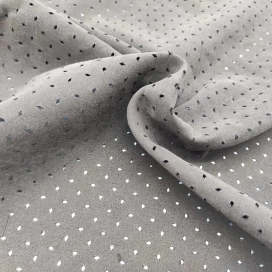 Breathable Water Droplets Shape 90% Nylon 10% Spandex 75D 4 Way Stretch Mesh Fabric for Garment Shoes Dress