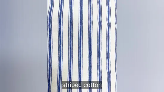 Premium 100% Polyester Fabric with Stylish Striped Design for Versatile Use T001 