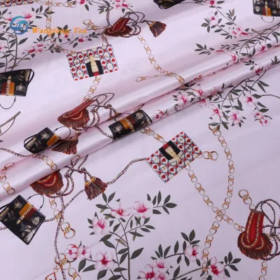Digital Printed 100% Pure Silk Organza Fabric for Women′s Garments