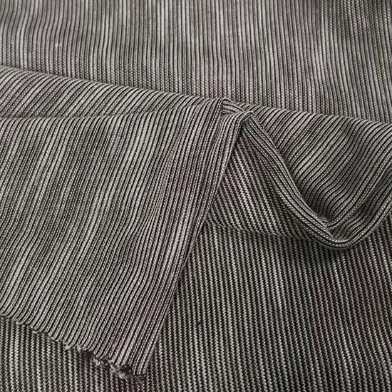 Stretch Plaid Mesh Jacquard 100% Polyester Fabric Polyester Knitted Fabrics for Sportswear, Yoga, Garment Hacci Knit Fabric 