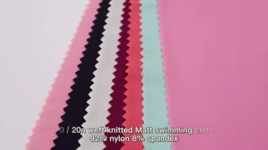 Zhifa Spandex Nylon Fabric Knitted Swimwear Polyamide and Elastane Sports Leggings Fabric