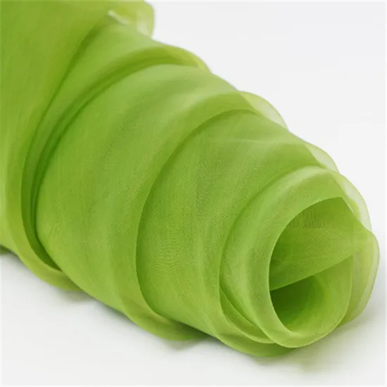 2020 New Color Organza Polyester Fabric for Dress/Garments 
