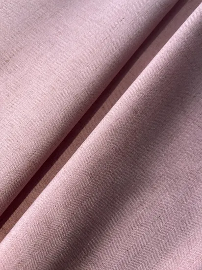 Wholesales90%Polyester8%Linen2%Spendex Woven Fabric for Garments 