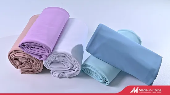 Soft Polyester Spandex Sport Interlock Knit Fabric for Yogawear Leggings 